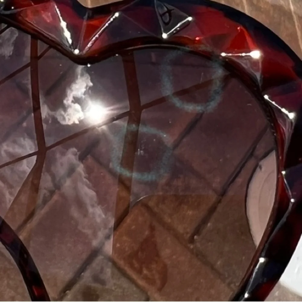 BETSEY JOHNSON heart shaped sunglasses